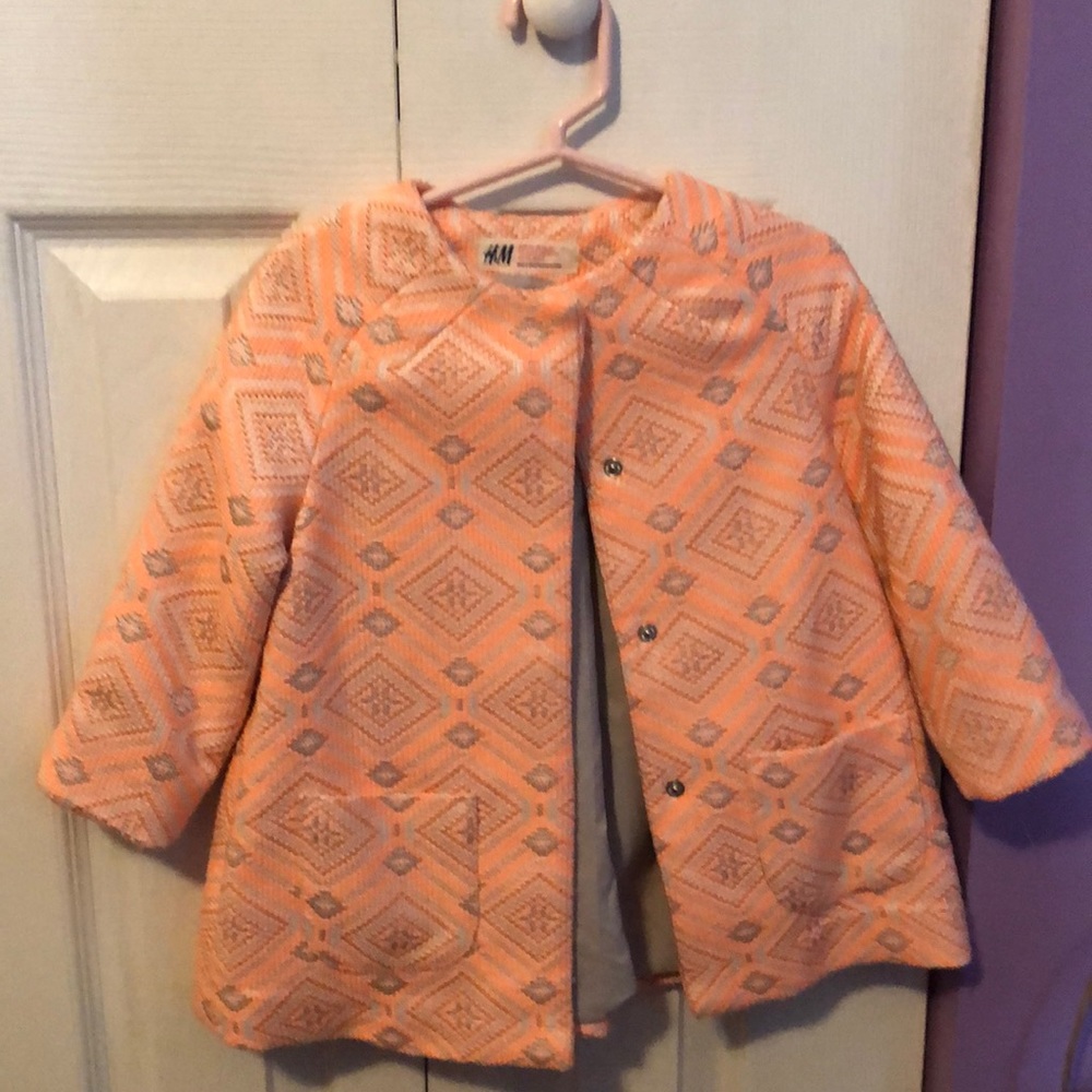 Girls h&m stylish dress coat